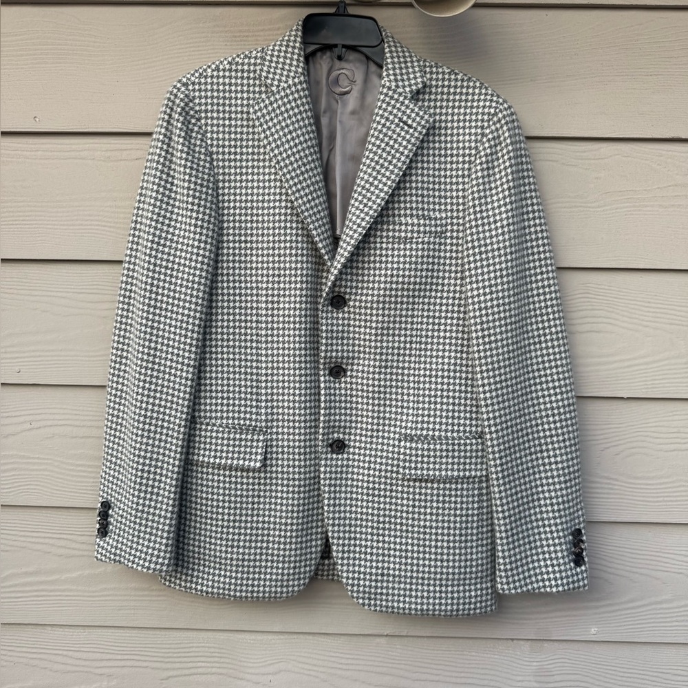 Caruso Wool Checkered Blazer